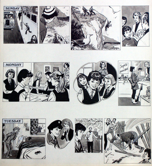 Della Girls Comic art (Original)