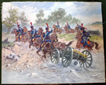 Polish Artillery Team in the Napoleonic Wars (Original) (Signed)