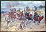 Charge of the Polish Lancers at the Battle of Kircholm 1605 (Original) (Signed)