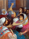 Massacre of the Sicilian Vespers (Original) (Signed)