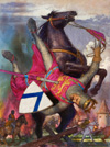 William the Conqueror's Fatal Fall (Original) (Signed)