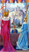 Watching the Joust (Original) (Signed)