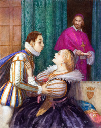 The Kiss: Richelieu, the Great Cardinal (Original) (Signed)