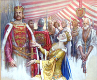 Queen Phillippa of Hainault (Original) (Signed)