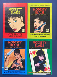 Modesty Blaise First American Edition Series #1, #2, #3, #4 Modesty Blaise First American Edition Series #1, #2, #3, #4
