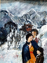 The Alpine Coach book cover art (Original)