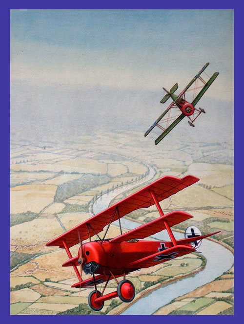 The Red Baron (Original) by British History (Pat Nicolle) at The Illustration Art Gallery