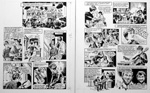 Chas & Dave Mockney Superstars (TWO pages) (Original)