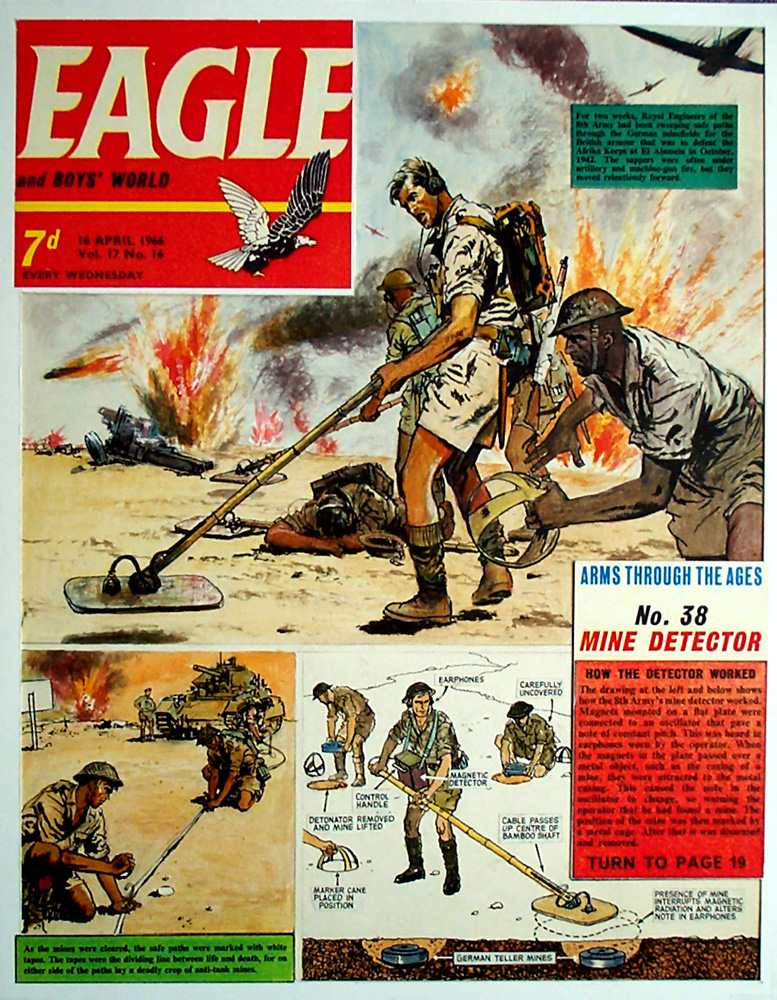 Eagle cover art Volume 17 #16 (Original)