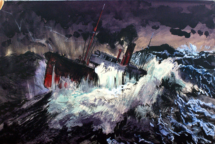 Sea Change - S. S. Langdale (Original) by Alexander Oliphant Art at The Illustration Art Gallery