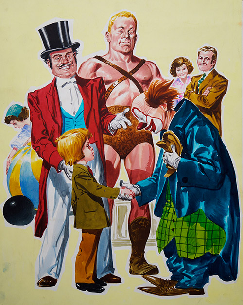 La Strada (Original) by Jose Ortiz Art at The Illustration Art Gallery