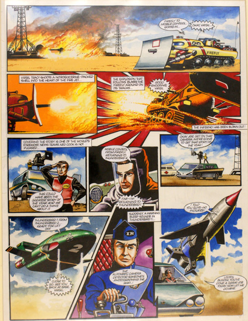 Thunderbirds Firefly (Original) by Thunderbirds (Keith Page) at The Illustration Art Gallery
