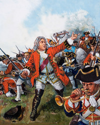 King George II and the Battle of Dettingen (Original)