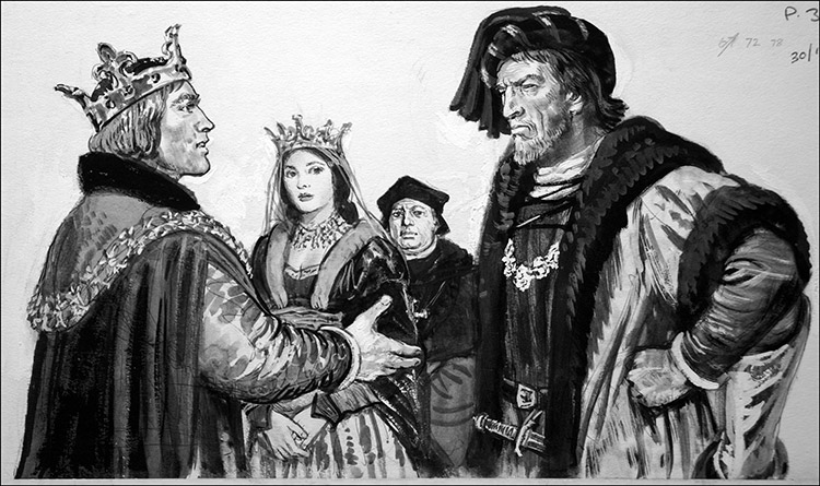 Earl of Warwick - The Kingmaker (Original) by Ken Petts at The Illustration Art Gallery