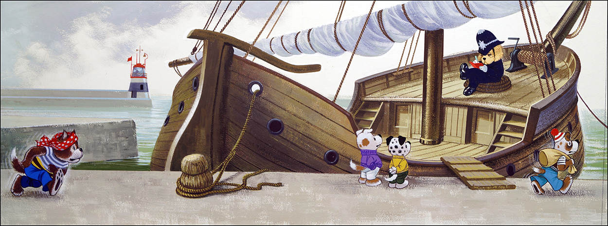 The Law on the High Seas (Original) art by Jolly Dogs (William Francis Phillipps) at The Illustration Art Gallery