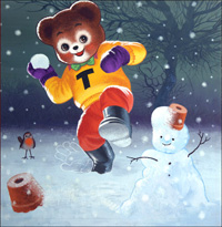 Teddy Bear and the Snowman (Original)
