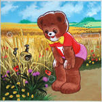 Teddy Bear Comic cover (Original)
