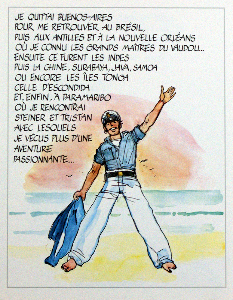Corto Maltese à la Nouvelle Orléans (Limited Edition Print)