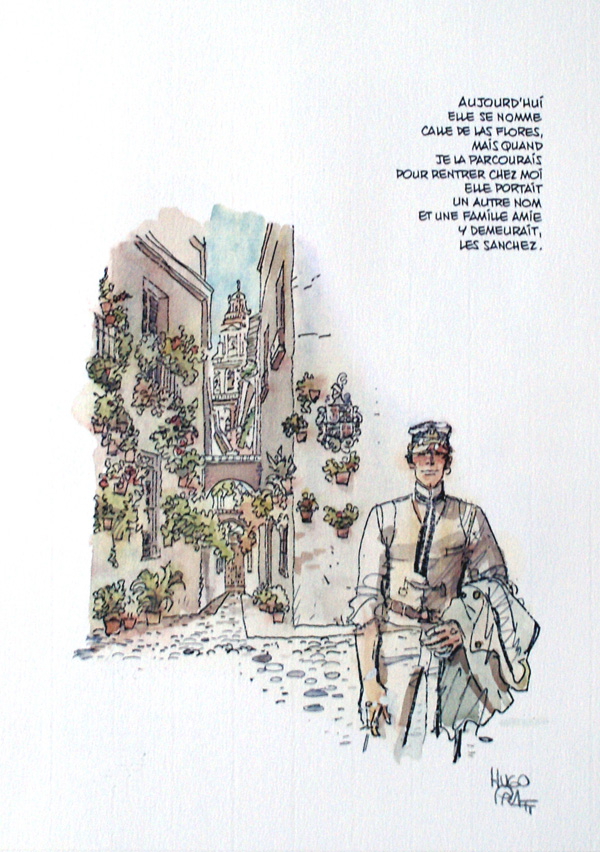 Aujourd'Hui (Limited Edition Print) (Signed) by Hugo Pratt Art at The Illustration Art Gallery