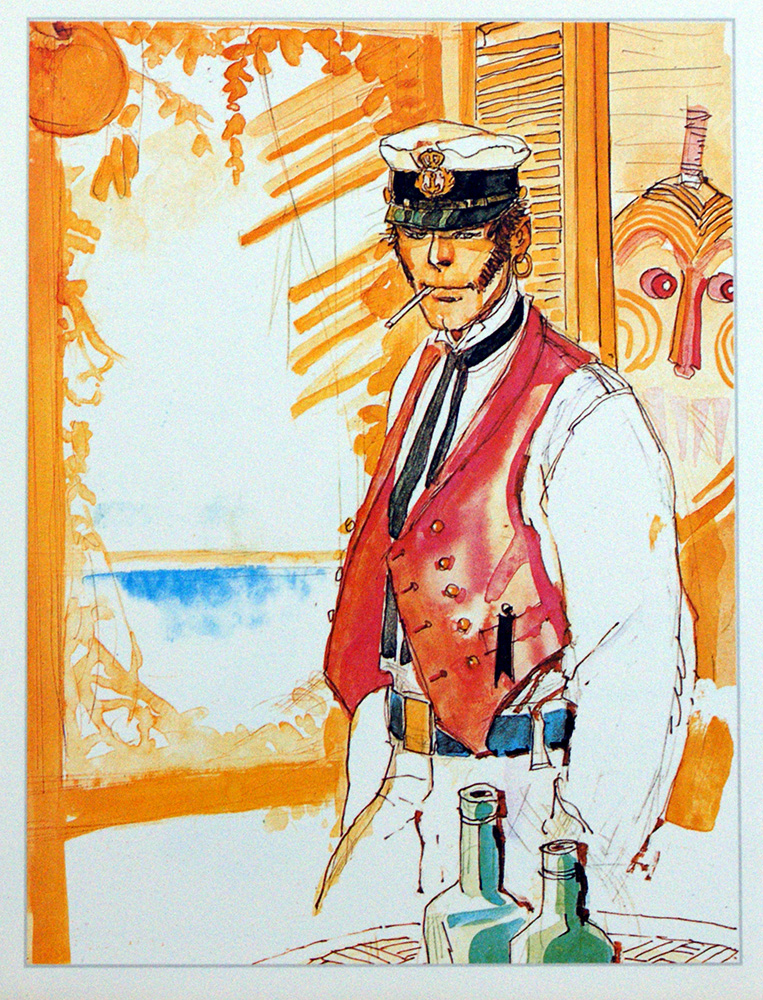 Corto Maltese at the Bar (Limited Edition Print)