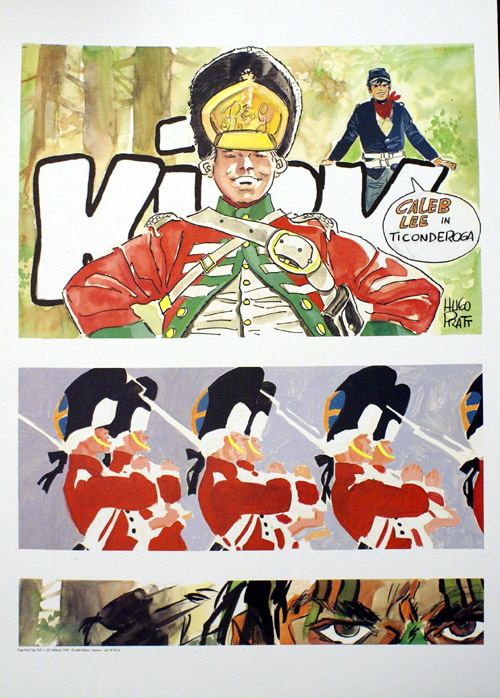 Sgt Kirk 2 (Print) by Hugo Pratt Art at The Illustration Art Gallery