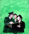 On the Buses Look In Cover art (Original) (Signed)