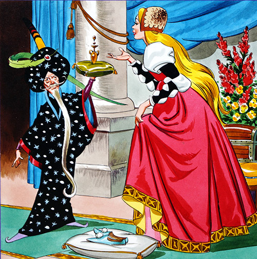 Princess Marigold: Beware of Magicians Bearing Gifts (Original) by Princess Marigold (Quinto) at The Illustration Art Gallery