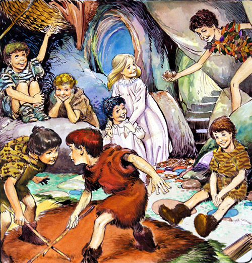 Peter Pan (Original) by Peter Pan (Nadir Quinto) at The Illustration Art Gallery