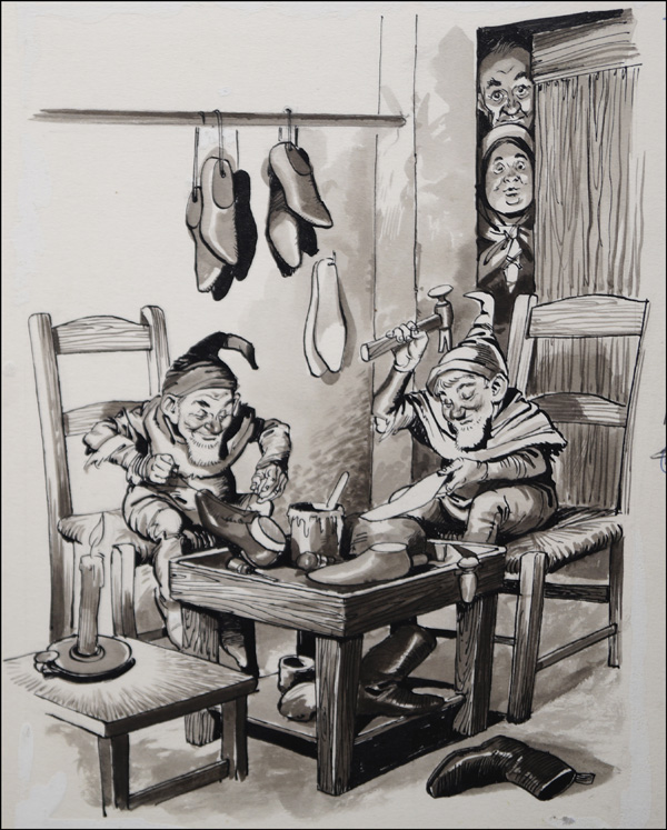 The Merry Cobblers (Original) by Nadir Quinto Art at The Illustration Art Gallery