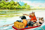 Mole and Rat See Someone on the Riverbank (Original)