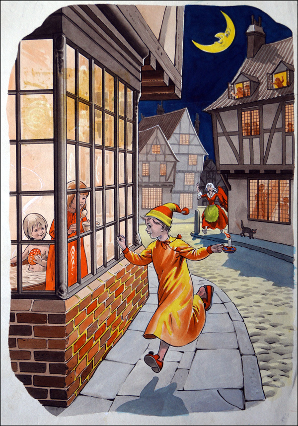 Wee Willie Winkie (Original) by Nadir Quinto Art at The Illustration Art Gallery