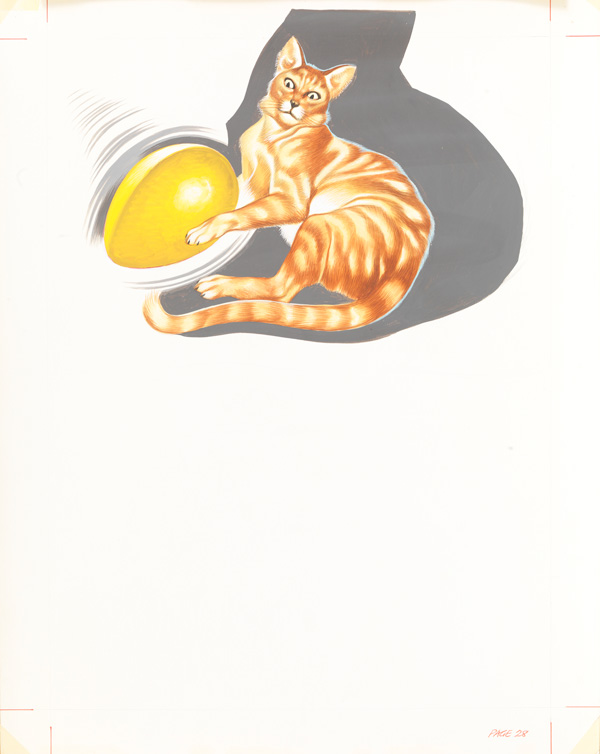 The Cat and the Golden Egg (Original) by Aesop's Fables (Ron Embleton) at The Illustration Art Gallery