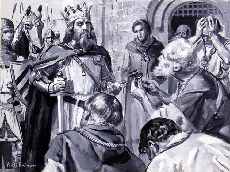 Burghers of Calais (Original) (Signed) by Paul Rainer Art at The Illustration Art Gallery