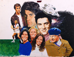 Look In Annual cover including Elvis, Benny Hill, The Fonz, Bjorn Borg (Original)