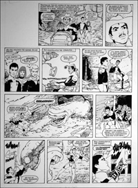 Galaxy Rangers: Energy Bolt (TWO pages) (Originals) (Signed)