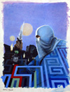 2000AD cover art for Mazeworld 1996 (Original) (Signed)