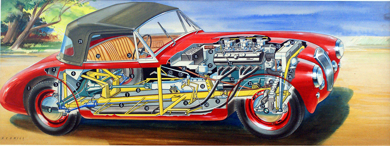 The Frazer-Nash Targa Florio (Original) (Signed)