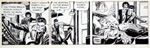 Johnny Hazard daily strip Original Art (Original) (Signed)