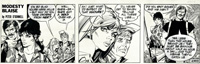 Modesty Blaise strip 2353 - The Green Eyed Monster: I'll Never Get to Heaven (Original) (Signed)