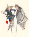 The Old Flirts (Limited Edition Print) (Signed)