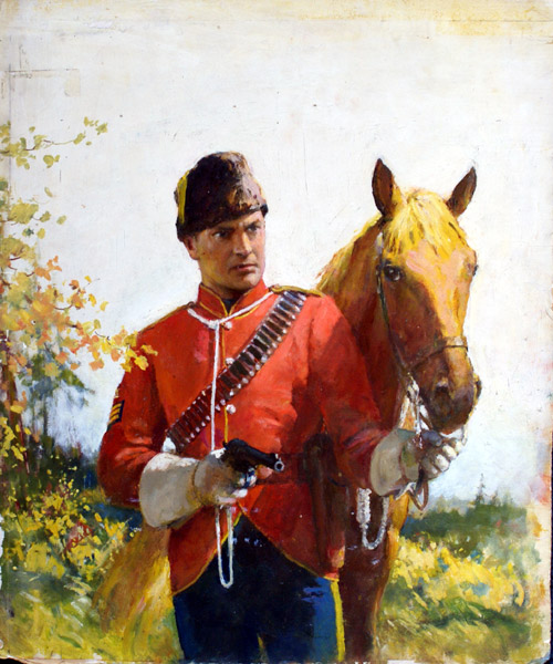 Dick Daring Thriller Picture Library cover #200 (Original)