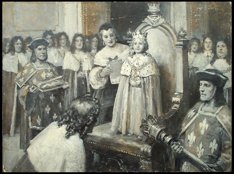 Infanta (Original) (Signed) by Septimus Scott at The Illustration Art Gallery