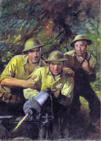 War Picture Library cover #15  'No Quarter' (Original)