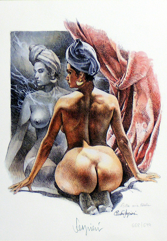 Serpieri Nude 4 (Signed) (Limited Edition)