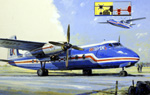 Crossing the Channel by Air (Original) (Signed)