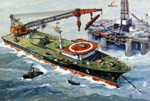 The Galatea with Heavy Lifting Crane (Original) (Signed)