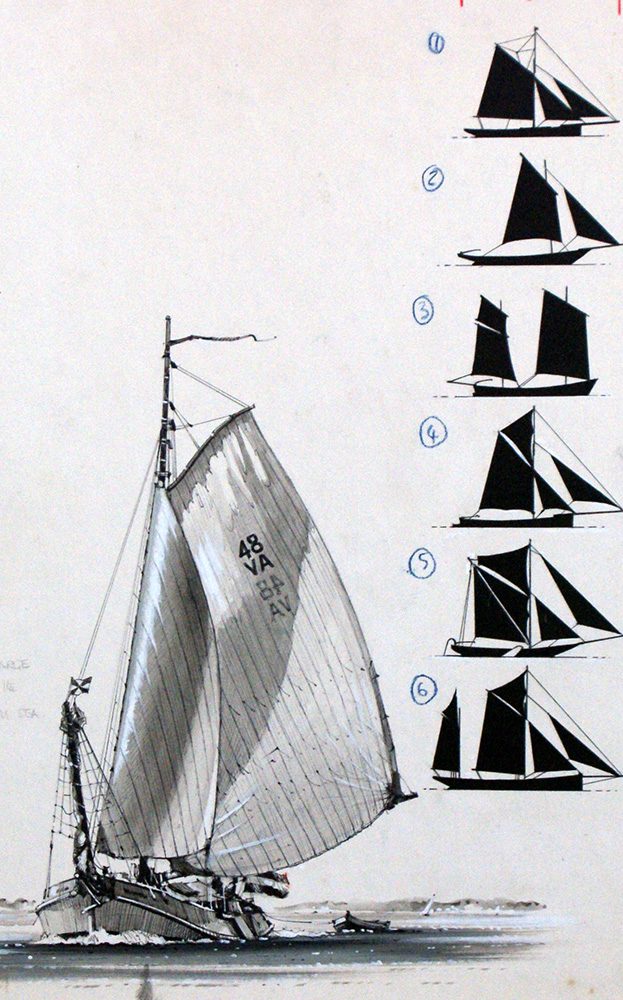 Dutch Barge (Original) art by John S Smith Art at The Illustration Art Gallery