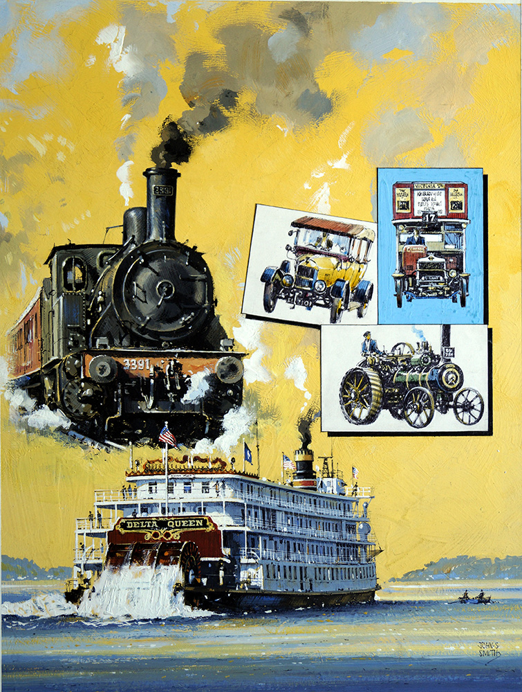 Yesterdays Transport Today (Original) (Signed) art by John S Smith at The Illustration Art Gallery