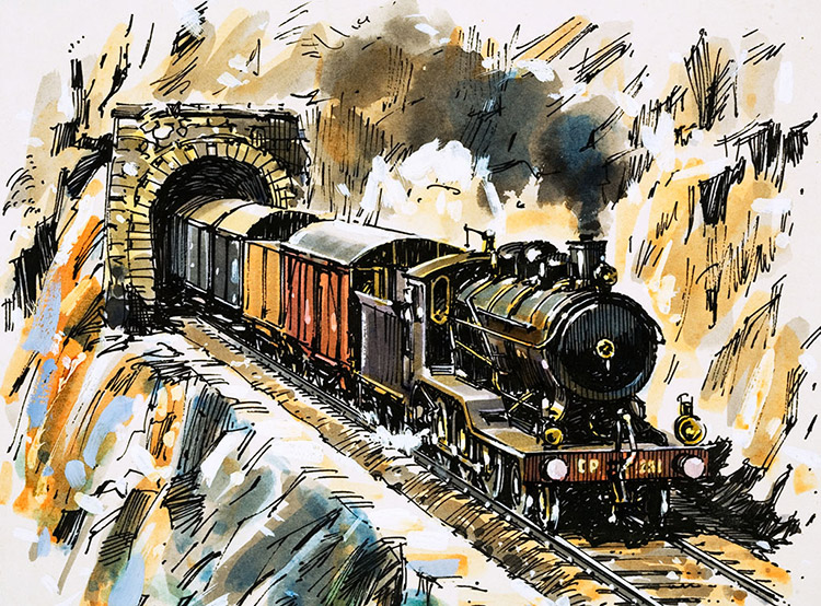 Coming Round the Mountain (Original) by John S Smith at The Illustration Art Gallery