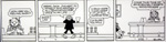 Andy Capp daily strip 17th April 1991 (Original) (Signed)